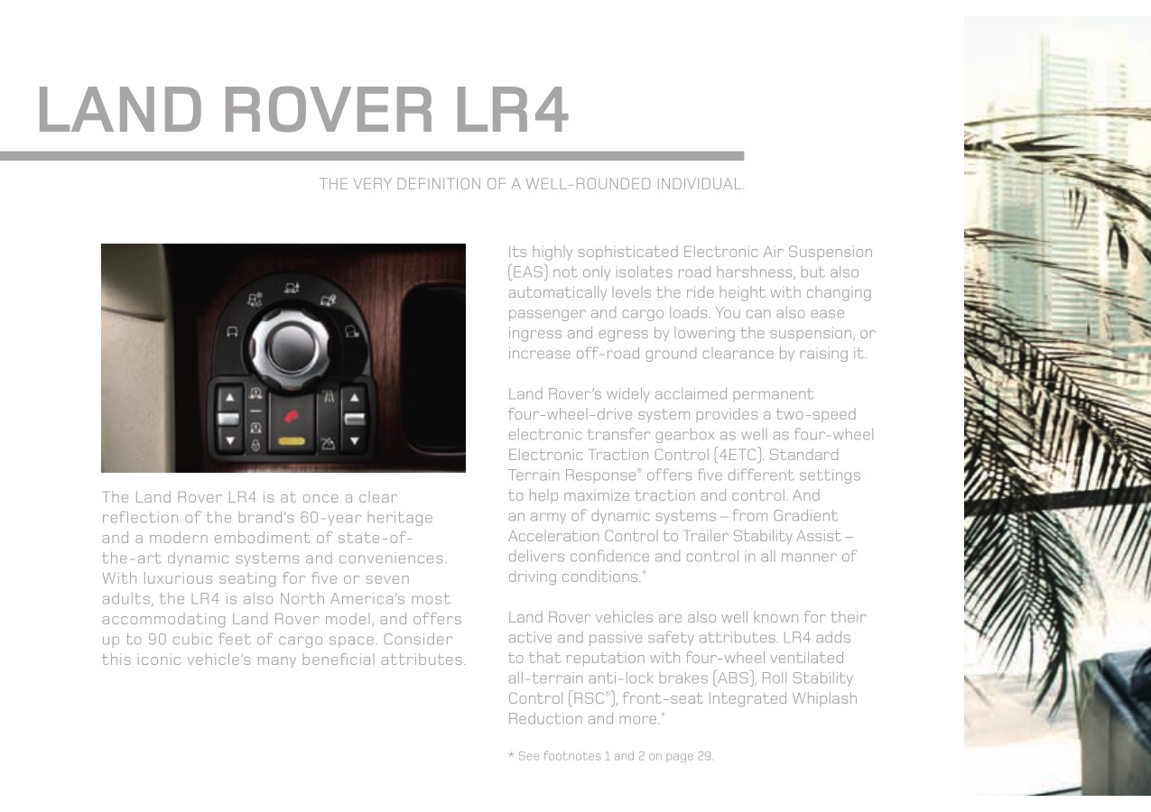 2011 Land Rover Brochure Page 33